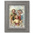 Holy Family Dark Gray Framed Art | 5" x 7"