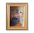 St. Faustina with Divine Mercy Antique Gold Framed Art | 4" x 5.5"