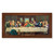 Last Supper (Zabateri) Walnut Finish Framed Art | 14" x 30"