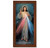 Divine Mercy Walnut Finish Framed Art | 12" x 26"