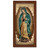 Our Lady of Guadalupe Walnut Finish Framed Art | 12" x 26"