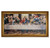 Last Supper (Zabateri) Antique Gold Framed Canvas Art | 20" x 40"