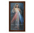 Divine Mercy Walnut Finish Framed Canvas Art | 20" x 40"