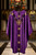 #0920 Alpha Omega Collection Chasuble | Plain Collar | Lightweight Poly Damask | All Colors