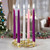 7" Advent Candleholder | Brass