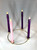 10" LED Advent Candle Set in Real Wax Casing | Battery Operated