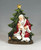 6" Kneeling Santa with Tree Figure | Resin