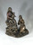 9" Madonna & Child with St. Francis Statue | Cold-Cast Bronze