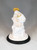 10.5" Madonna & Child with Halo Statue on Base | Hand-Painted White Resin