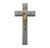 Camtry Gray Wood Wall Crucifix, 10" | Style E