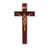 Dark Cherry Wood Wall Crucifix, 11" | Style F