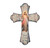 Divine Mercy Wood Cross, 10"