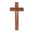 Genuine Walnut Wall Crucifix, 10" | Style B