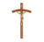 Genuine Walnut Wall Crucifix, 11" | Style A