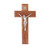 Genuine Walnut Wall Crucifix, 11" | Style C