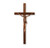 Genuine Walnut Wall Crucifix, 12" | Style B