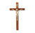 Genuine Walnut Wall Crucifix, 9" | Style F