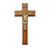 Genuine Walnut Wall Crucifix, 9" | Style G