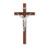 Genuine Walnut Wall Crucifix, 9" | Style J