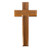 Genuine Walnut Wood Cross, 9" | Style A