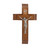 Genuine Walnut Wood Sick Call Crucifix, 10"