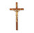 Genuine Walnut Wood Wall Crucifix, 10" | Style C