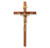 Genuine Walnut Wood Wall Crucifix, 11" | Style C