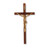 Genuine Walnut Wood Wall Crucifix, 13" | Style A