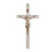 Gold-Plated Pearlized Wall Crucifix, 7" | Style B