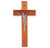 Natural Cherry Wood Wall Crucifix, 10" | Style D