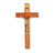 Natural Cherry Wood Wall Crucifix, 12"