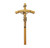 Oak Wood Wall Crucifix, 10" | Style G