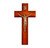 Tutone Wood Wall Crucifix, 8" | Style D