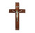 Walnut Wood Sick Call Crucifix, 12" | Style A