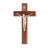 Walnut Wood Wall Crucifix, 10"  | Style A