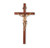 Walnut Wood Wall Crucifix, 11" | Style C