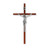 Wood Crucifix with Antique Silver Corpus