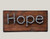 9.5" Hope Nail Plaque