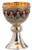 #2658 Last Supper Chalice with Bowl Paten | 7 1/8", 16 oz. | Multiple Finishes Available