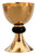 #2748 Hand Hammered Chalice | 7 1/4", 20oz. | 24K Gold Plated