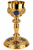 #2936 Four Evangelists Fire-Enamel Chalice & Paten | 9", 8 oz. | 24K Gold-Plated & Sterling Silver | Made in Spain