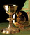 #2440 Gothic Chalice & Scale Paten | 8 3/4", 14oz. | Brass and Sterling Silver | 24K Gold Plated