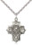 First Communion 4-Way Sterling Silver Medal | 18" Chain