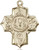 First Communion 4-Way Gold Filled Medal | 18" Chain