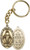 Miraculous Medal Gold Finish Keychain