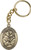 St. Anthony Gold Finish Keychain