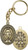 Miraculous Medal Gold Finish Oval Keychain | Made in USA
