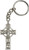 Celtic Cross Silver Finish Keychain