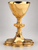 #2937 Passion of Christ Gothic Chalice & Paten | 8 3/4", 10oz. | 24K Gold-Plated & Sterling Silver | Made in Spain