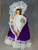 Purple Infant of Prague Dress | Satin | 12"